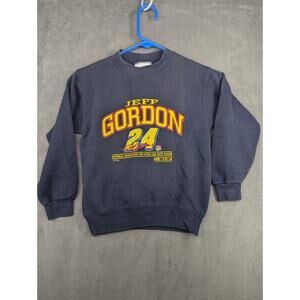 Nascar Chase Authentics Jeff Gordon Sweatshirt 1996 Blue Youth Large Nutmeg Vtg